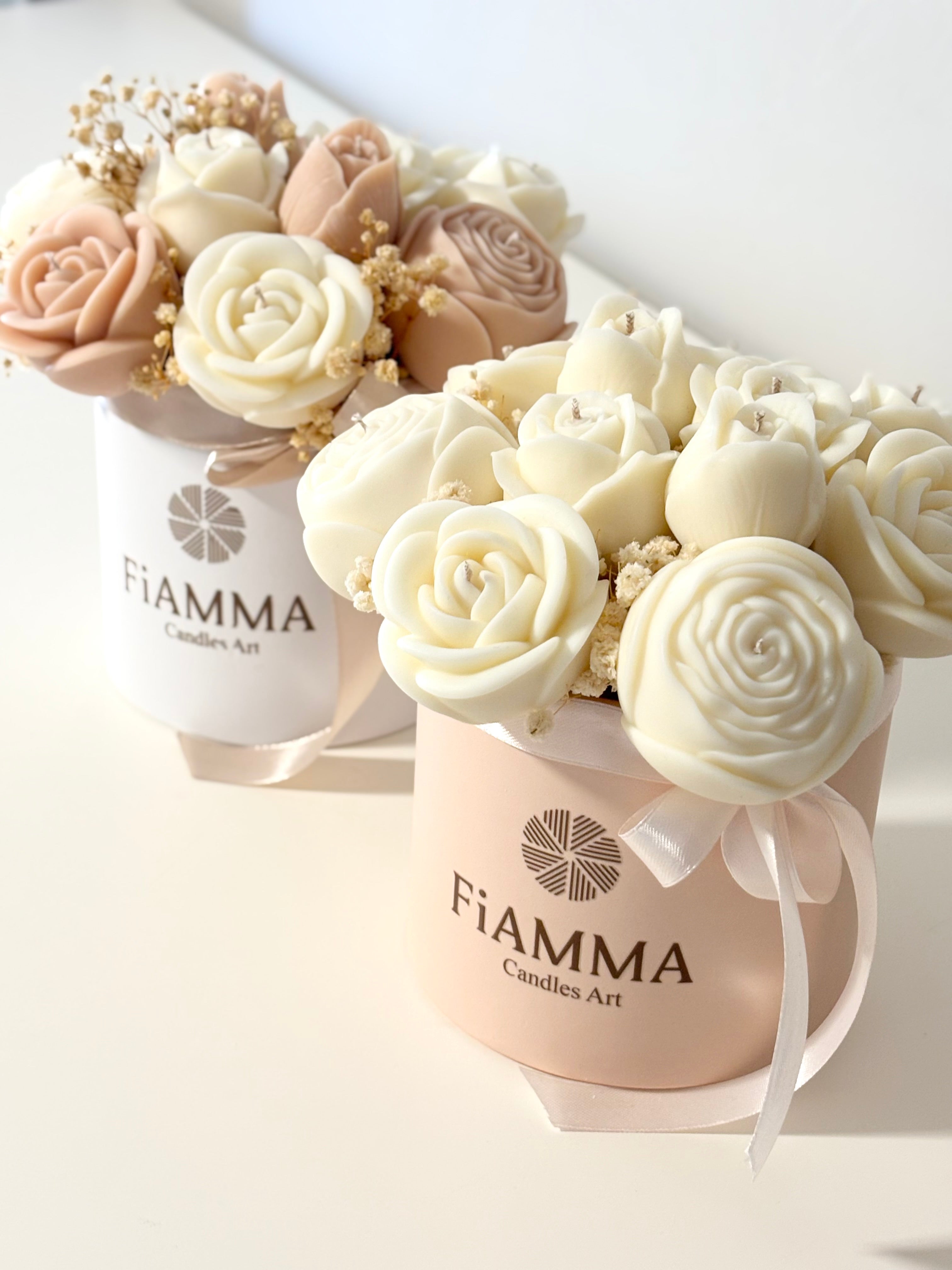 Bouquet Romantic Candle